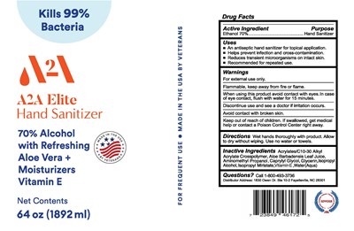 A2A 64oz Label.jpg A2A 64 Oz Gel - A2A 64oz Label